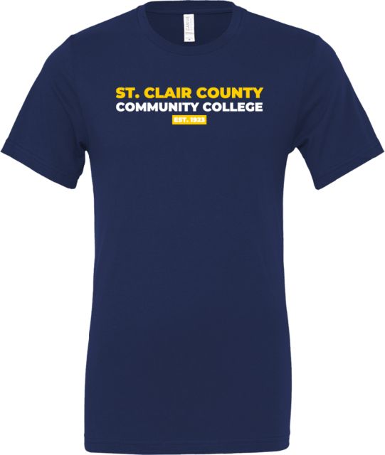 St. Clair Bella + Canvas Jersey Cotton T Shirt St Clair CC Est. Date - ONLINE ONLY