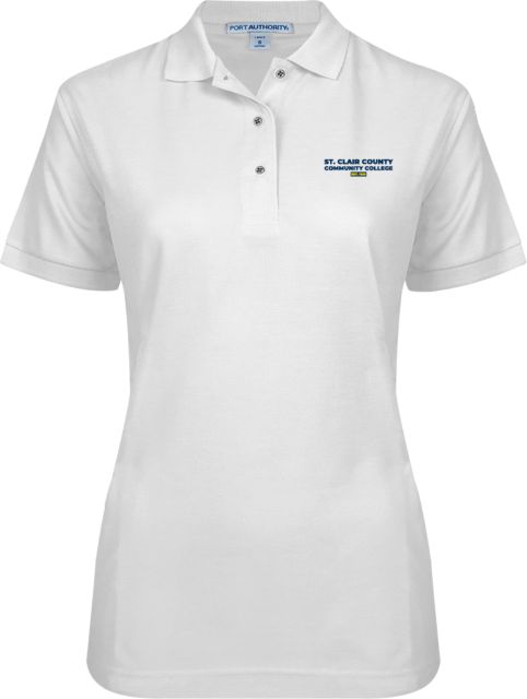 St. Clair Womens Silk Touch Pique Polo St Clair CC Est. Date - ONLINE ONLY